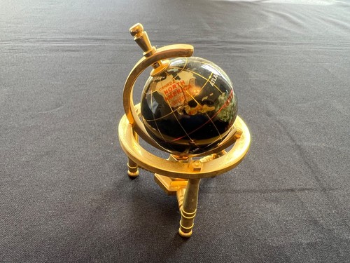 Miniature globe brass - miniature,