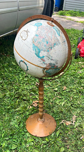 Replogle vintage floor globe - replogle,